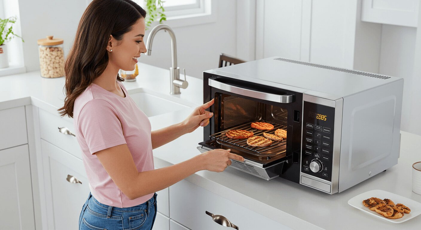 para que serve o grill do microondas
